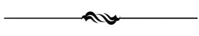 Decorative horizontal divider with an ornamental knot in the center.